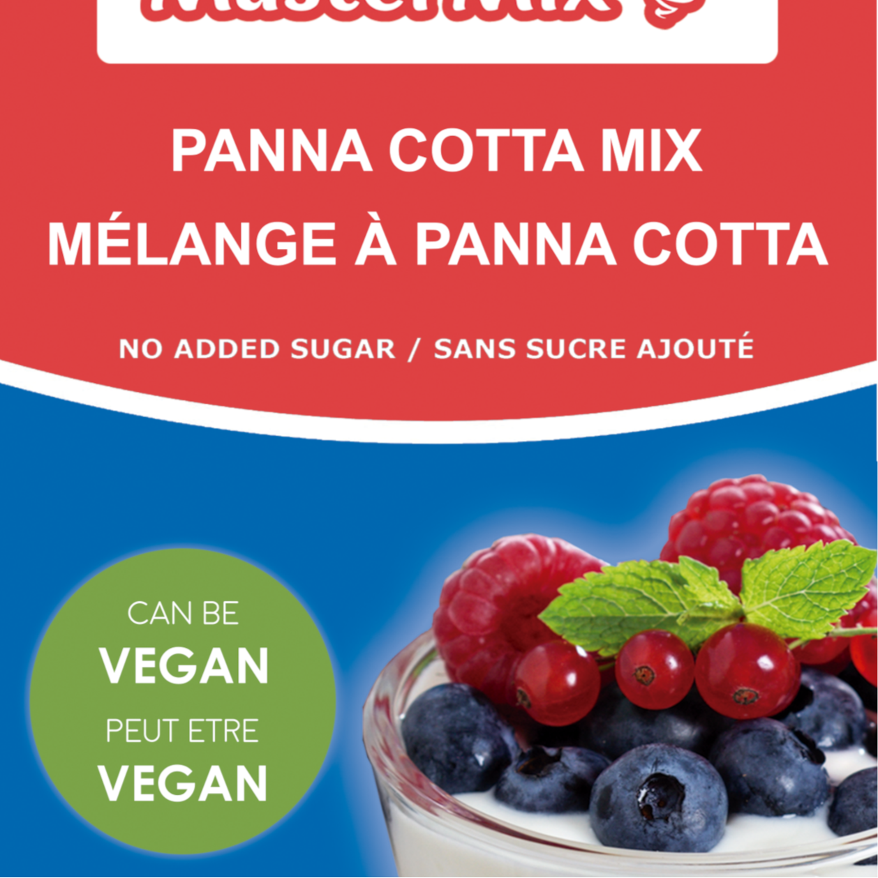 Vanilla Panna Cotta Mix – No Added Sugar (62g)