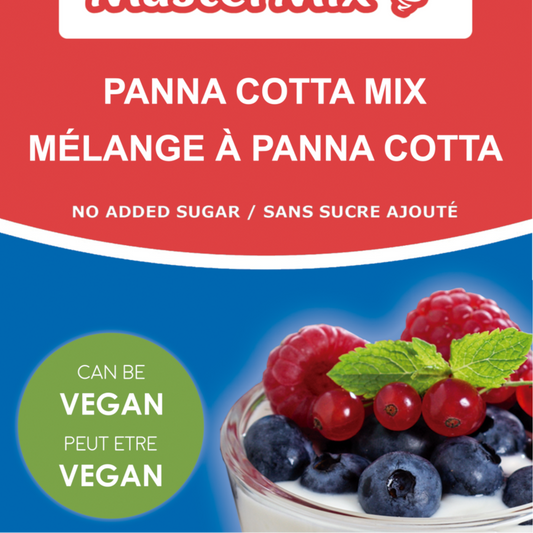 Vanilla Panna Cotta Mix – No Added Sugar (62g)